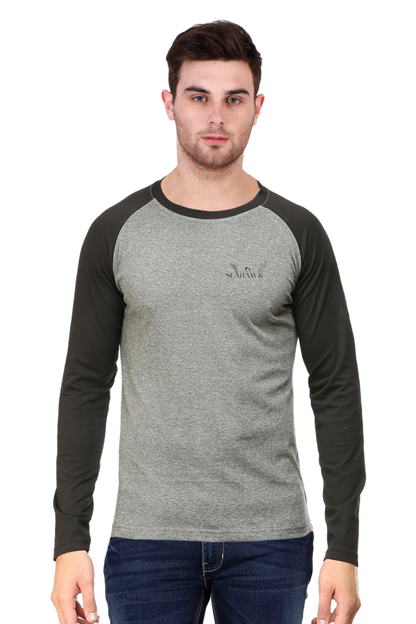 SEAHAWK {Puffed-Black} (Raglan full sleeve)