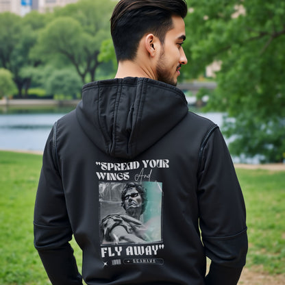 'SEAHAWK' Spread Your Wings "Primium Heavyweight Zipper Hoodie"