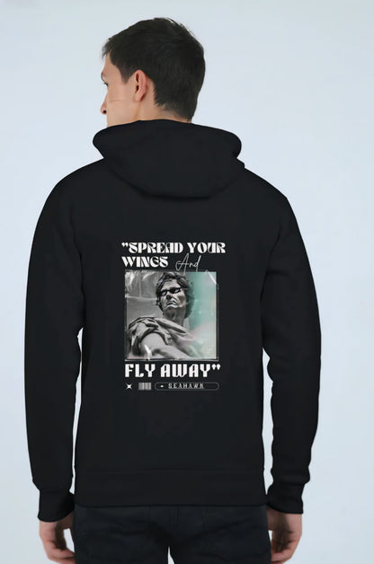 'SEAHAWK' Spread Your Wings "Primium Heavyweight Zipper Hoodie"